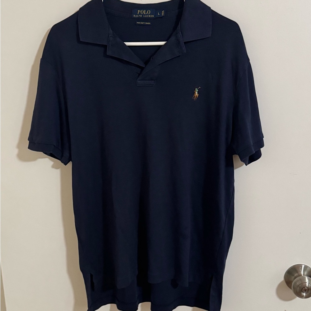 Ralph Lauren Men's Dark Blue Polo Shirt